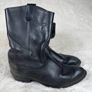 Mason Western Leather Boots Men’s US 10.5 EEE Riding Cowboy Work USA Made Vibram